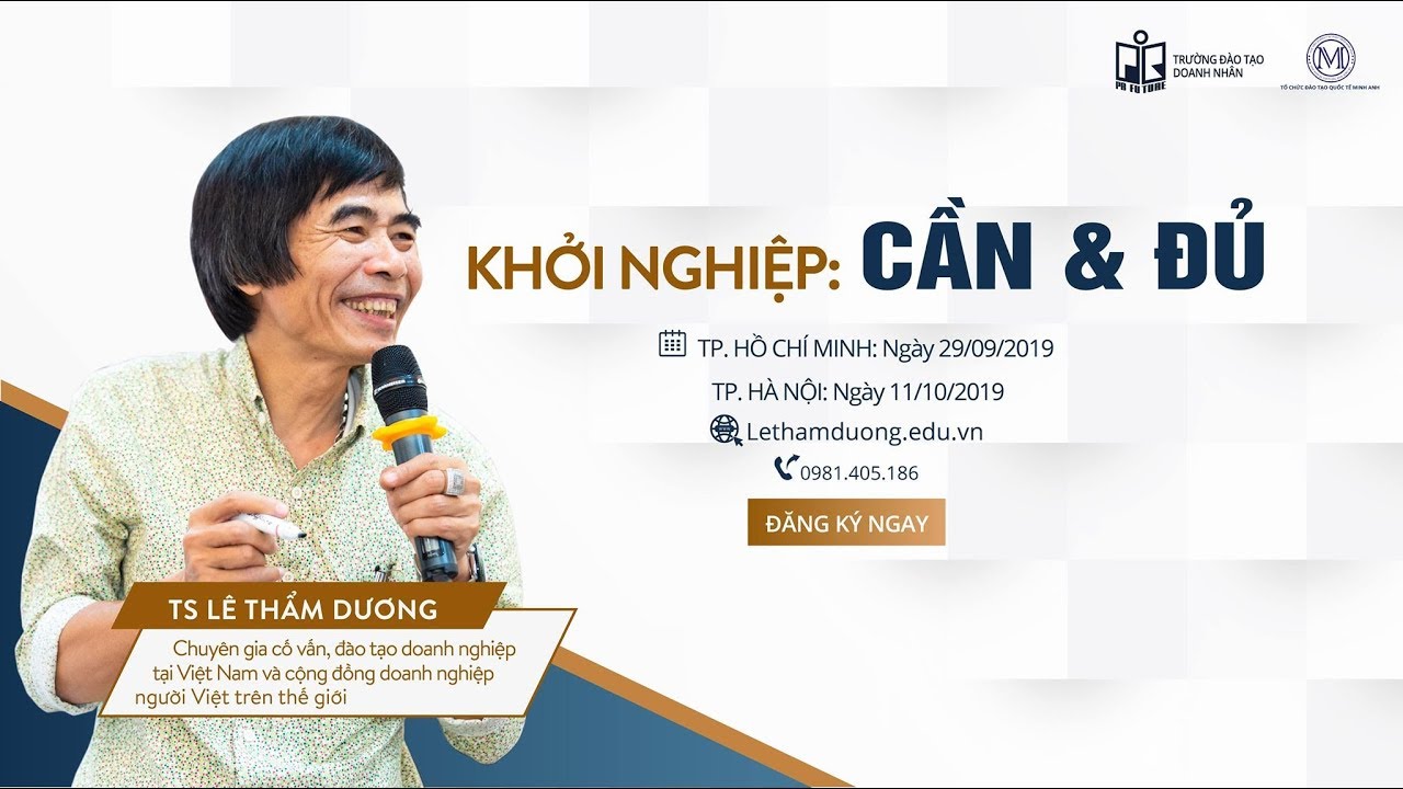Chia sẻ của TS Lê Thẩm Dương về những điều kiện "cần và đủ"